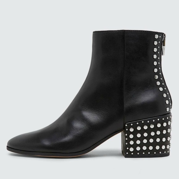 Dolce Vita Shoes - Dolce Vita Mazey studded black leather booties